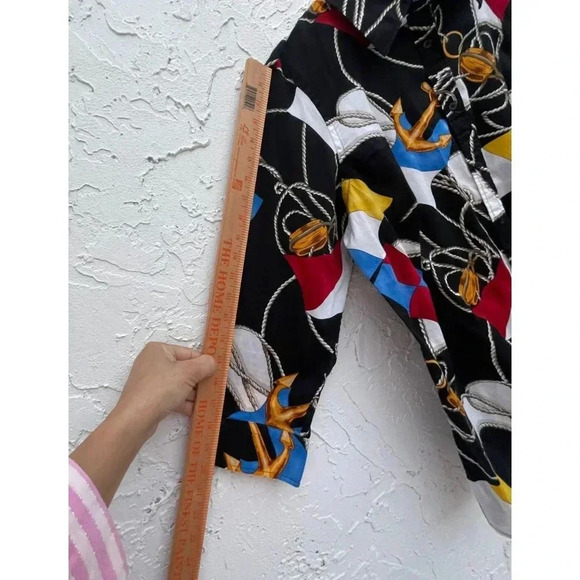Vintage Ralph Lauren Womens Long Sleeve Button Down Equestrian Shirt Multi 1XG - Picture 4 of 8